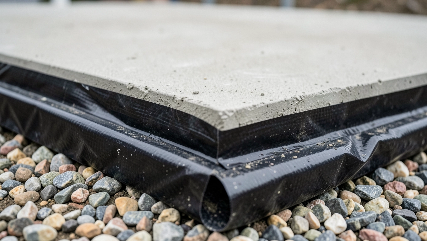 Płytą fundamentową izolacja przeciwwilgociowa