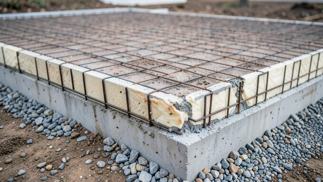 Płyta fundamentowa pod dom 70m2