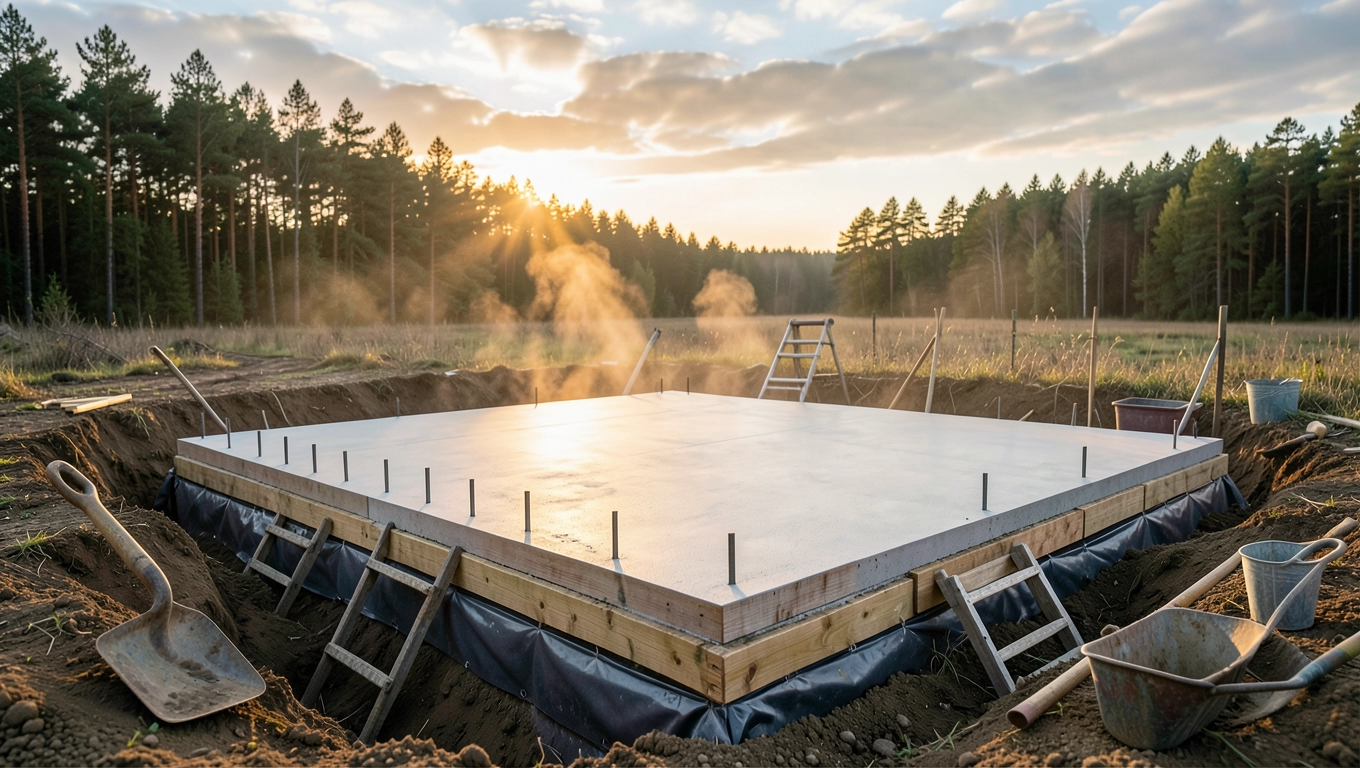 płyta fundamentowa pod piwnice