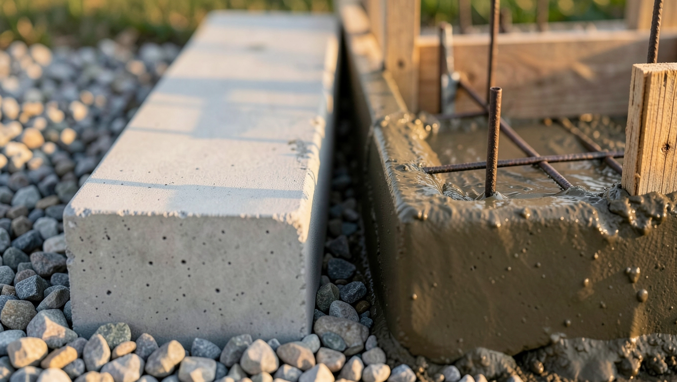 Podmurówka prefabrykowana 250x25 czy wylewana co wybrać