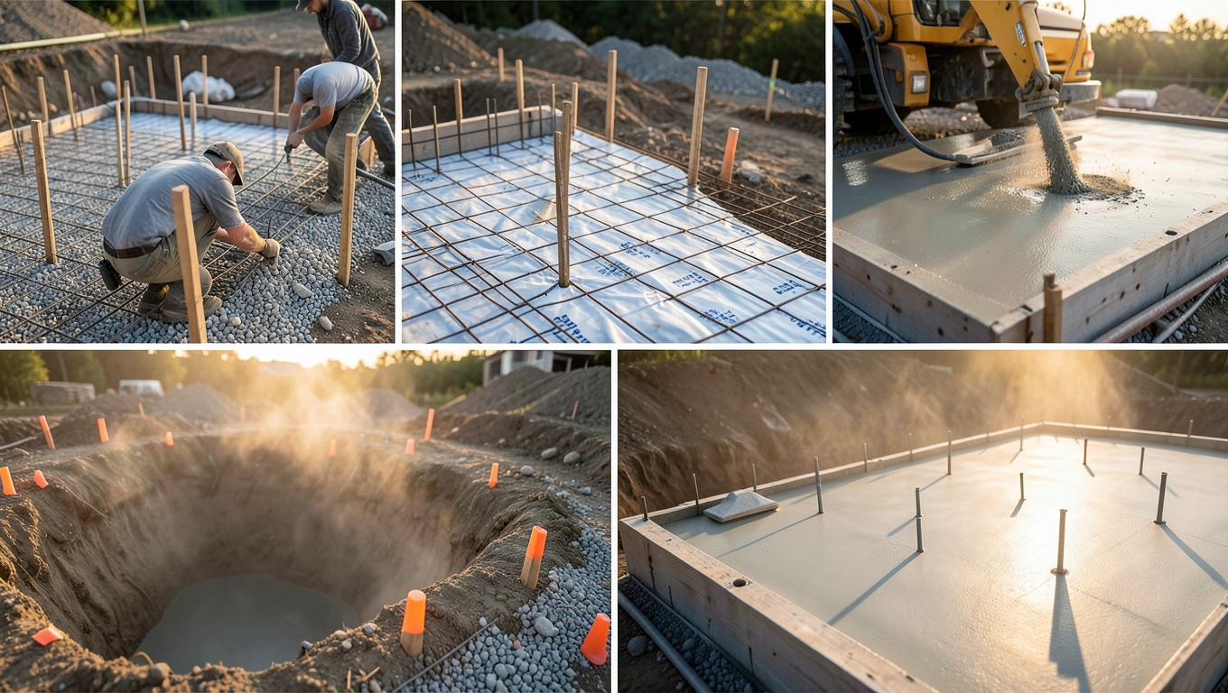 Proces budowy płyty fundamentowej krok po kroku