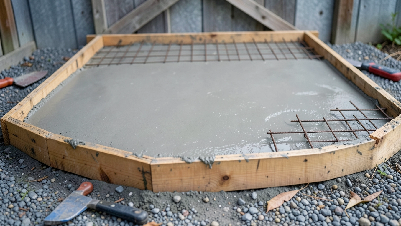 Proporcje betonu B-15 na płytę pod garaż blaszany