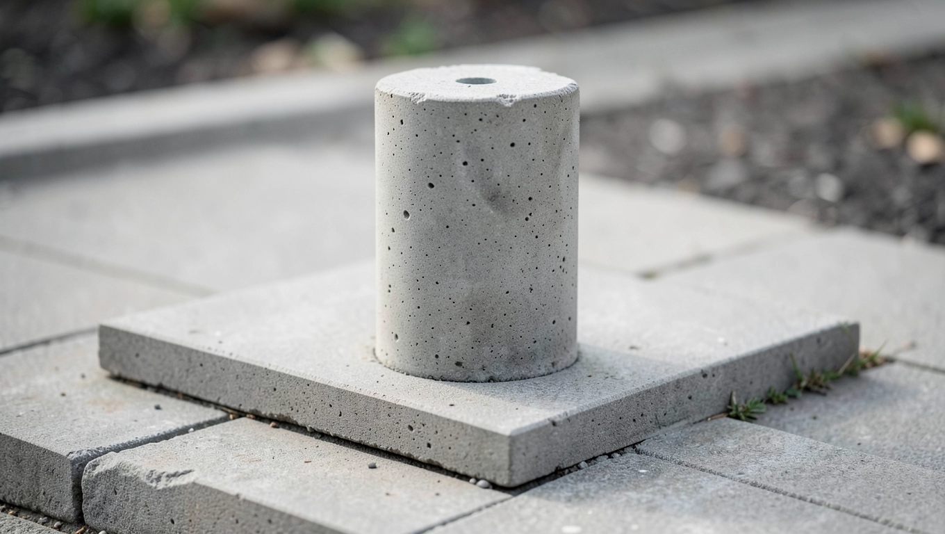 Słupek betonowy na 4 płyty cena