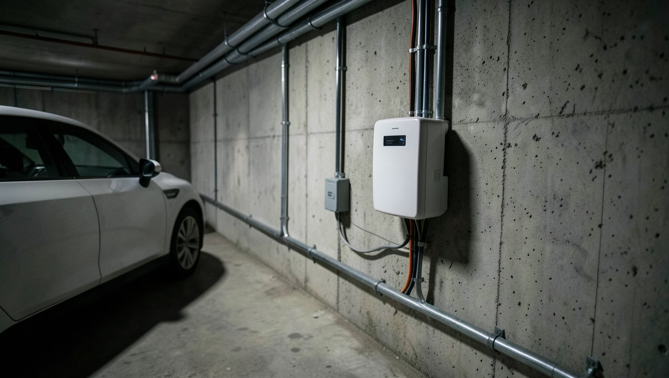 Wallbox w garażu podziemnym koszt