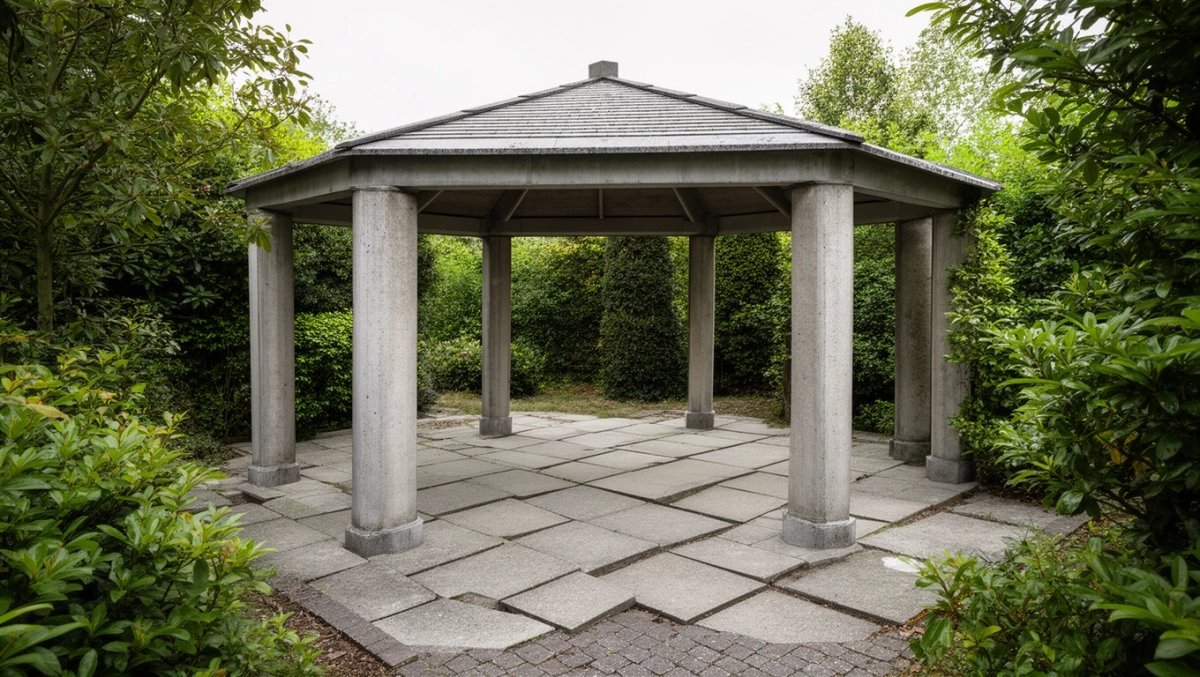 altana z płyt betonowych