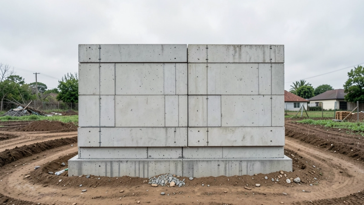 budowa domu z płyt betonowych