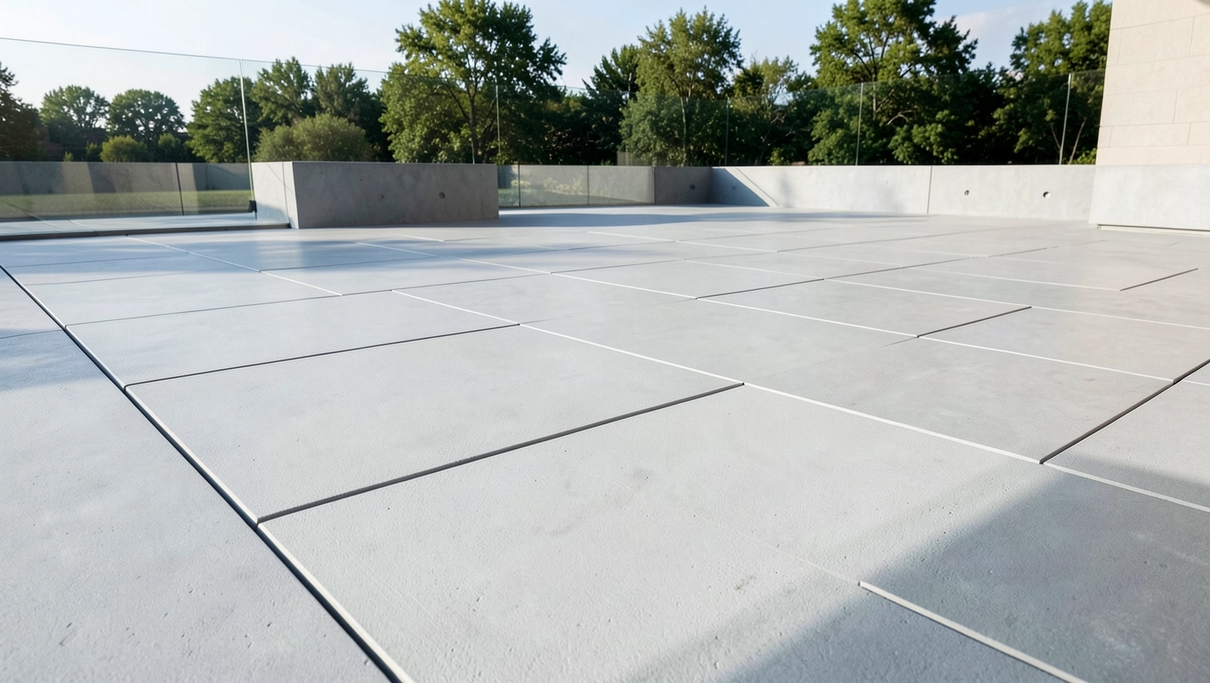 cienkie płyty betonowe na taras