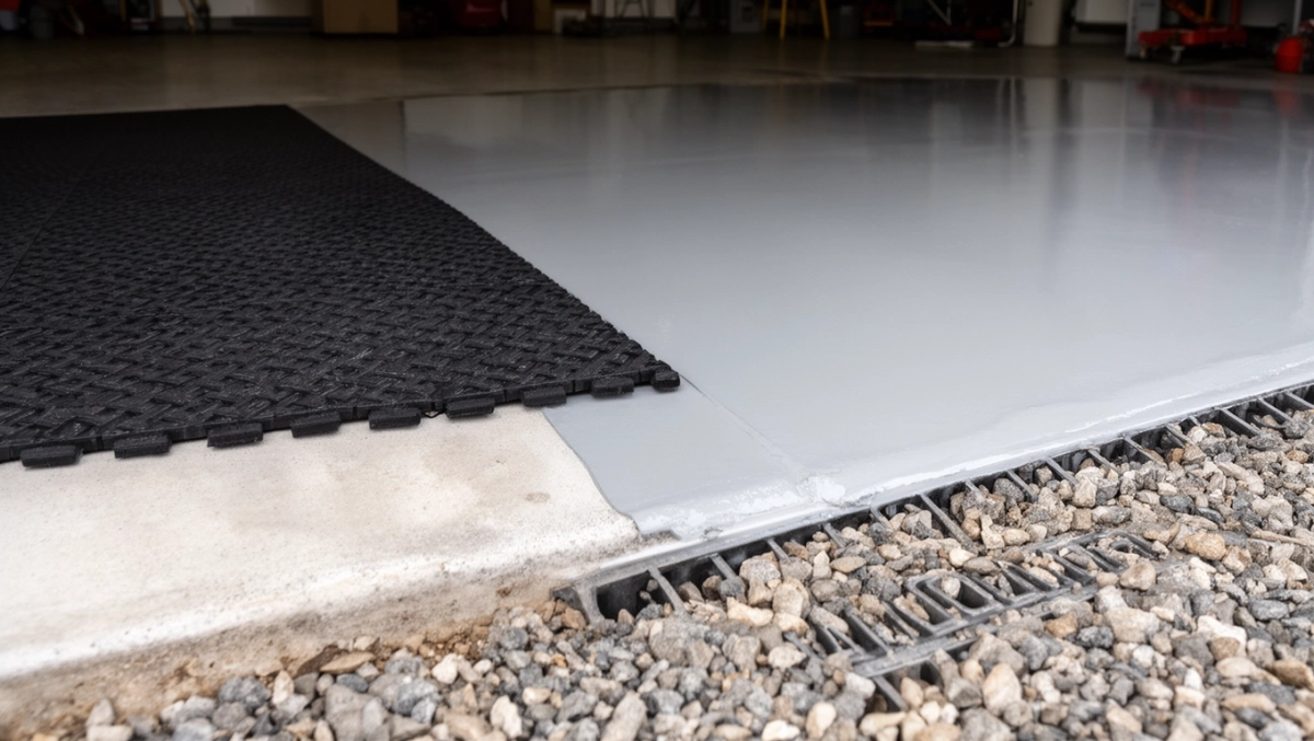 co na podłogę do garażu blaszanego