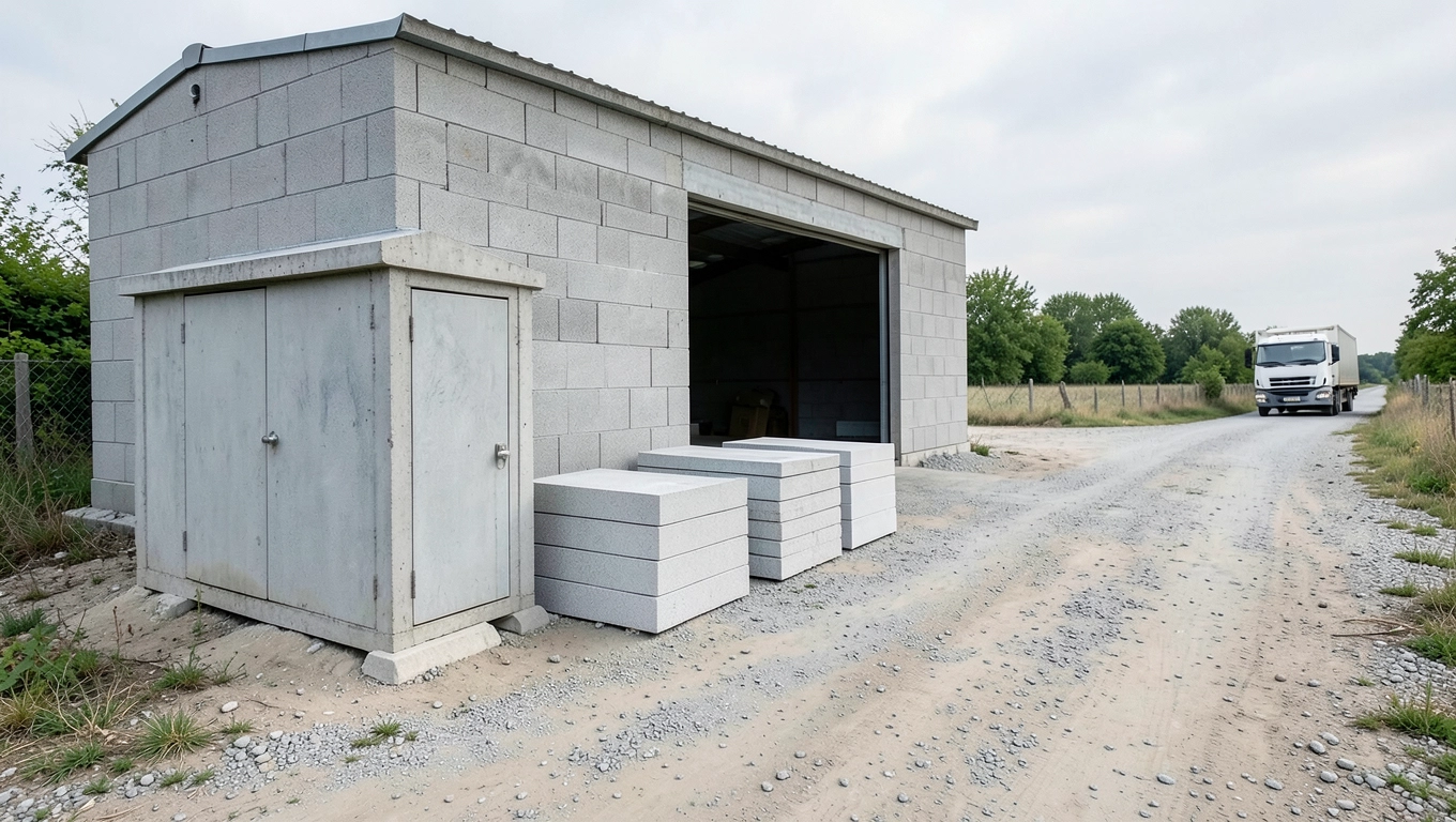 Co wpływa na cenę szopy z płyt betonowych