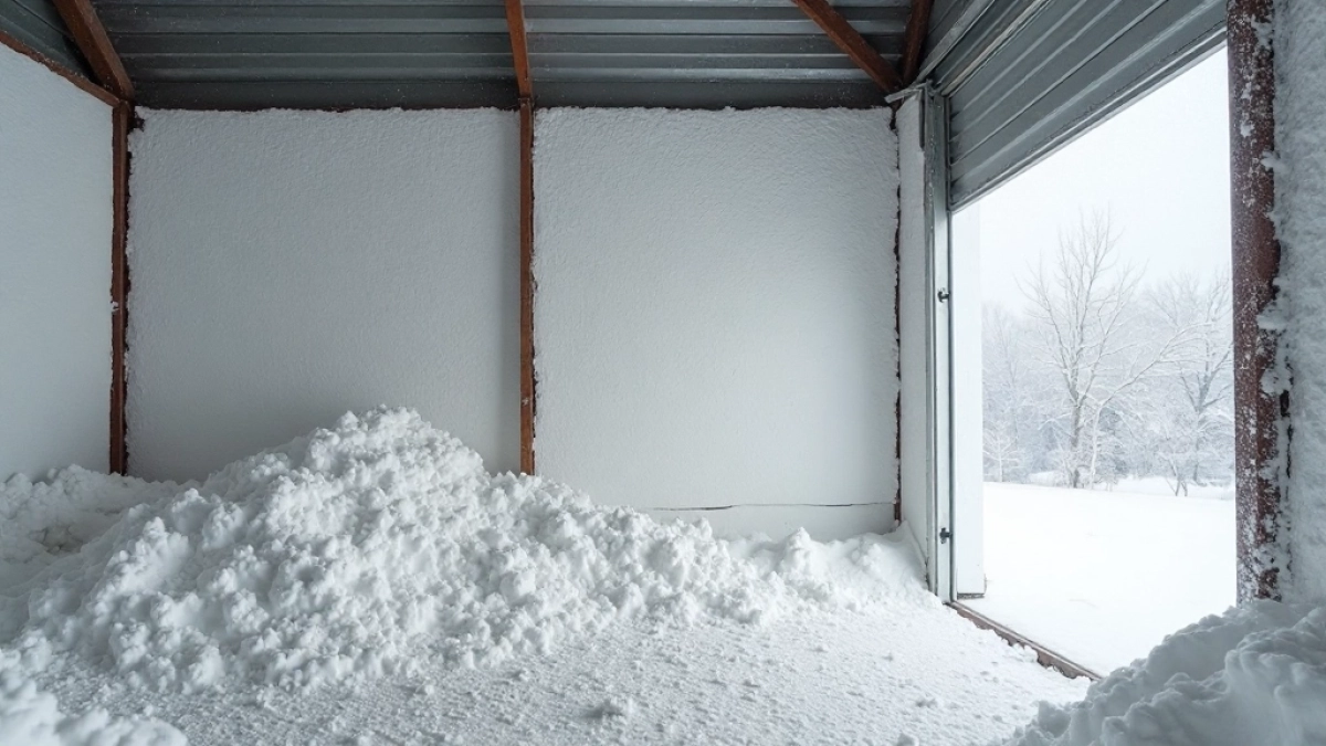 czy garaż blaszany można ocieplić styropianem