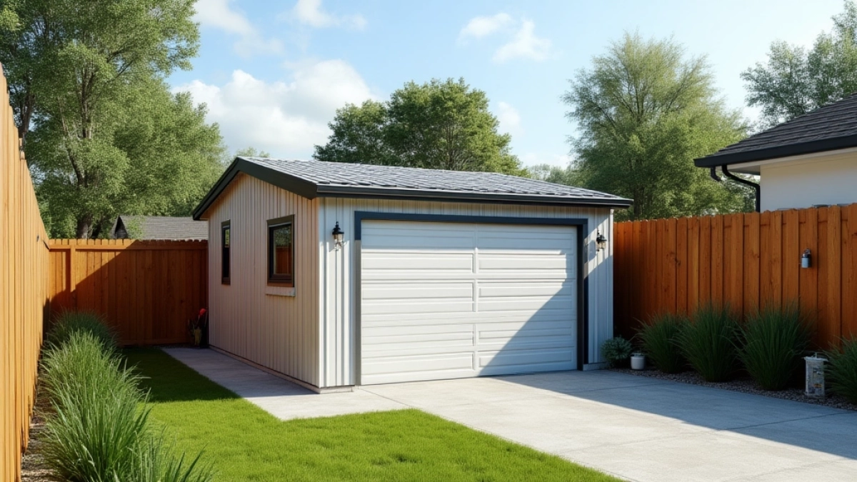 Czy można postawić garaż blaszany przy płocie sąsiada