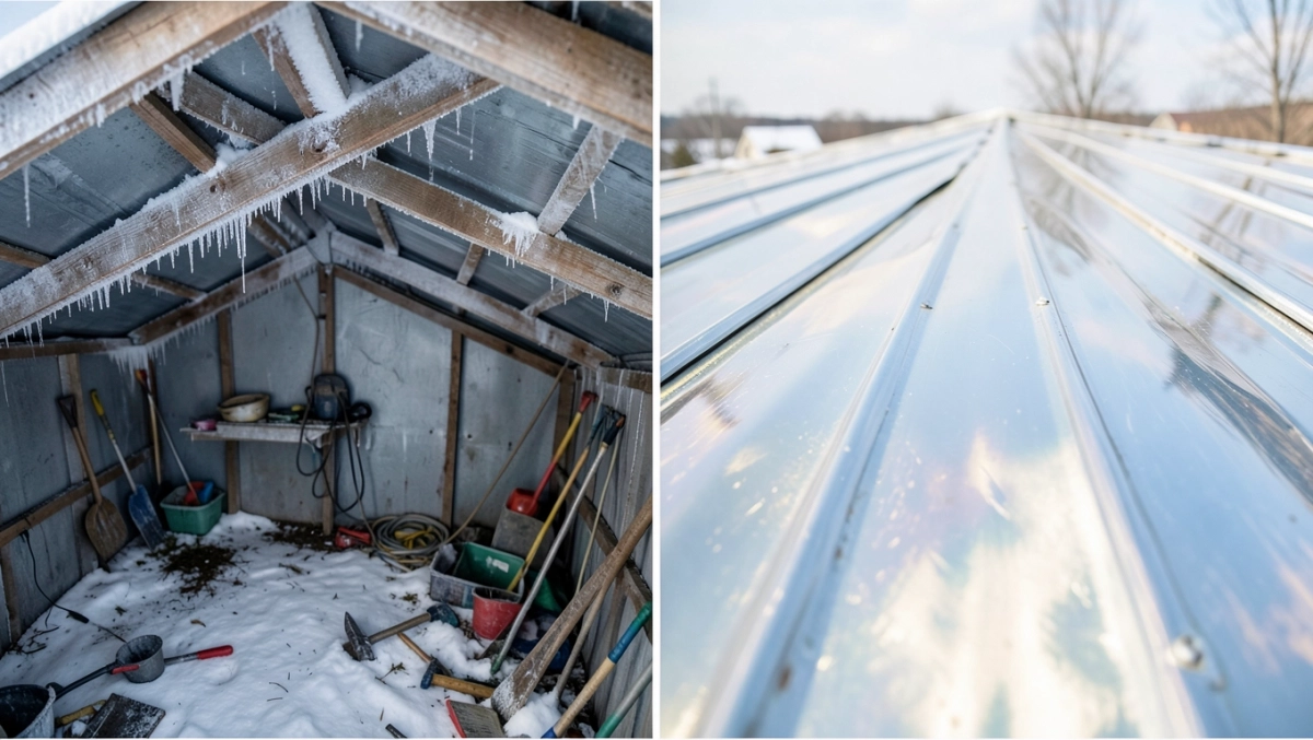 czym ocieplic dach garazu blaszanego