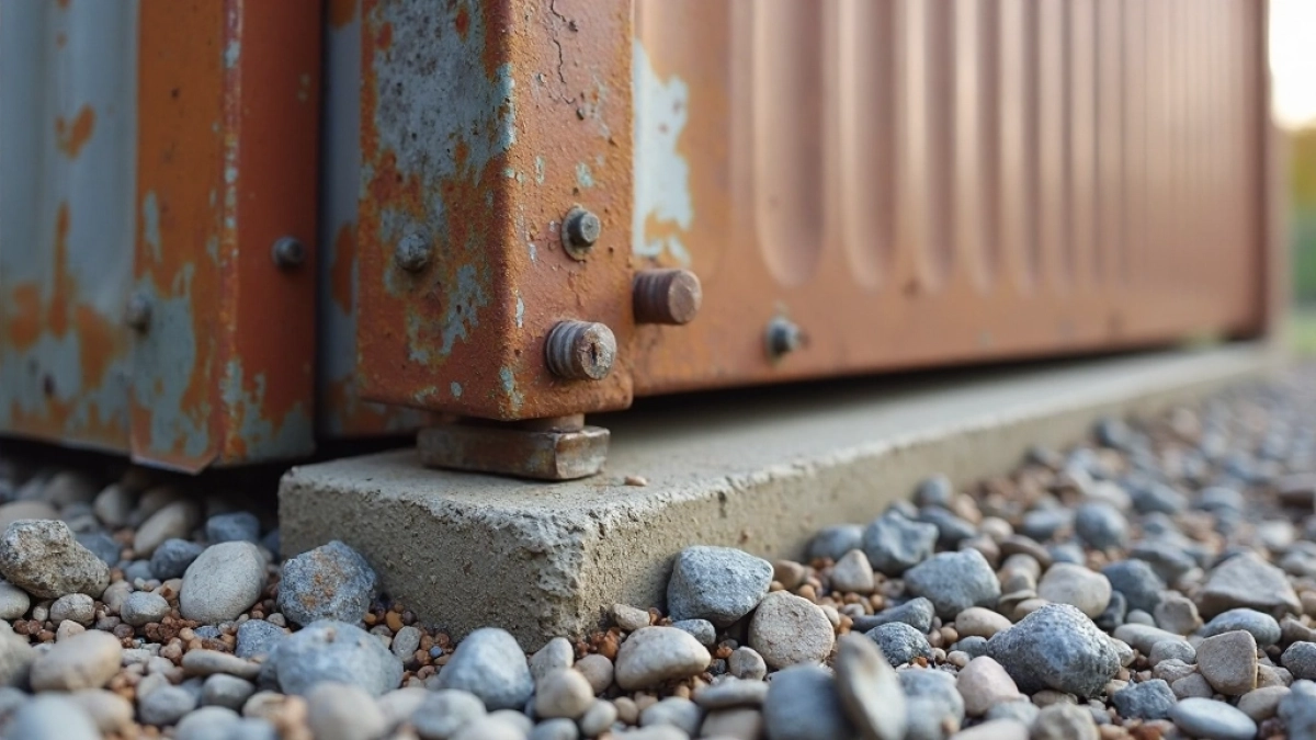 czym zakotwiczyć garaż blaszany