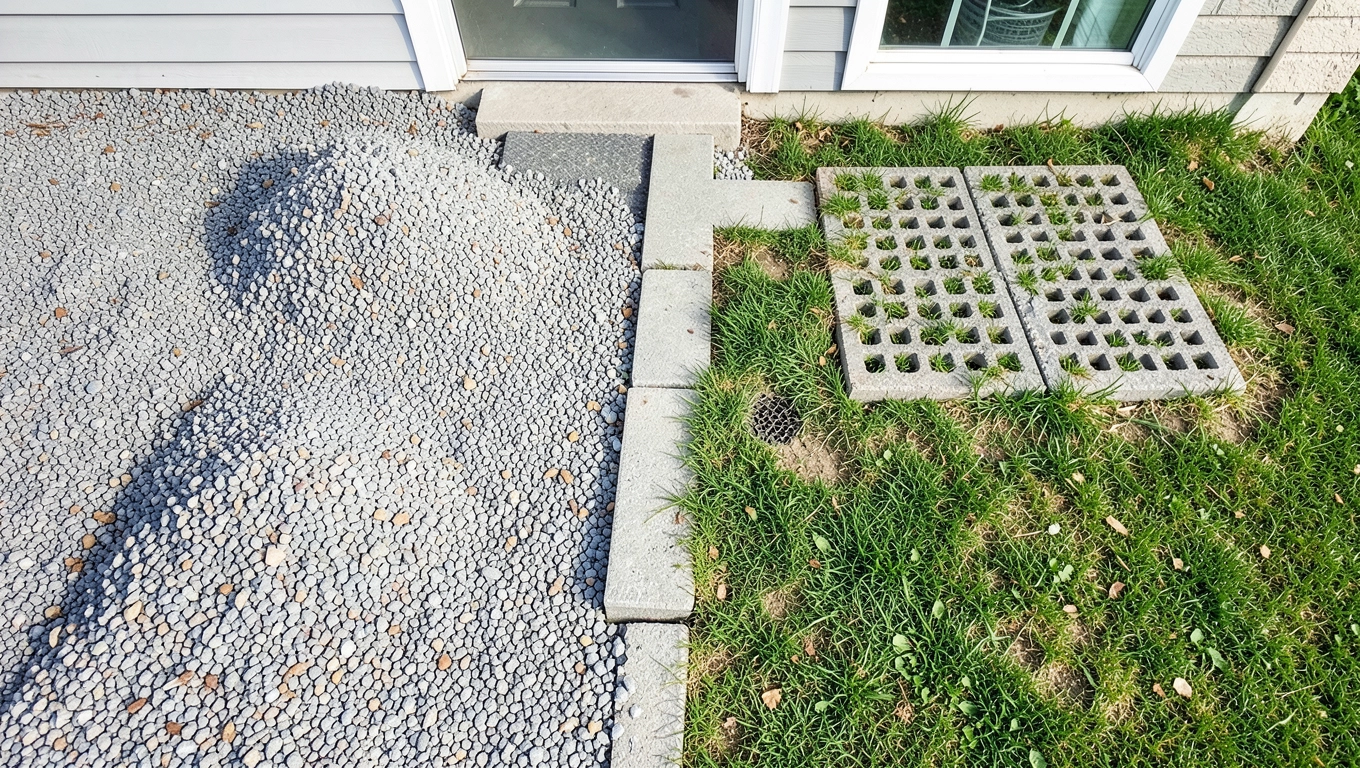 DIY tani podjazd przed domem krok po kroku