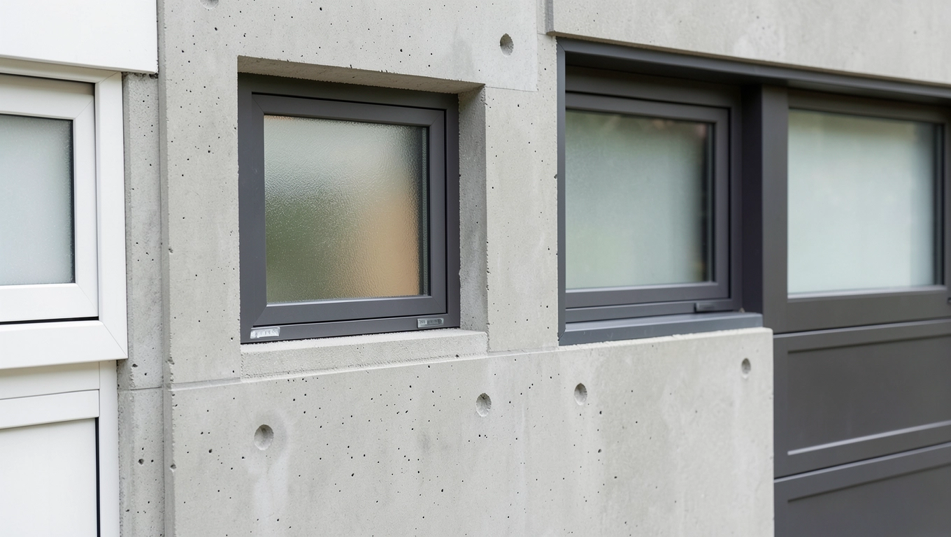 Dopasowanie okien do płyt garażowych