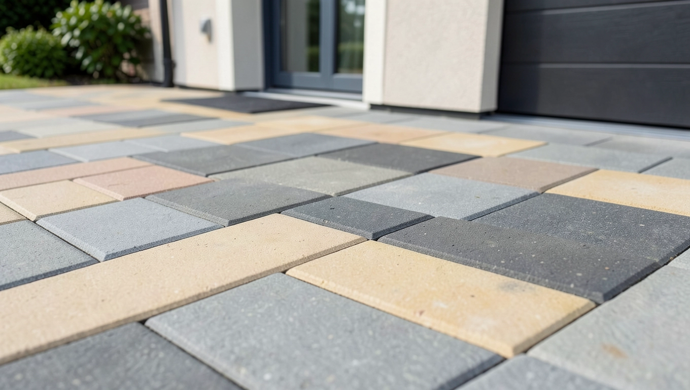 Dostępne kolory kostki brukowej 8 cm na podjazd