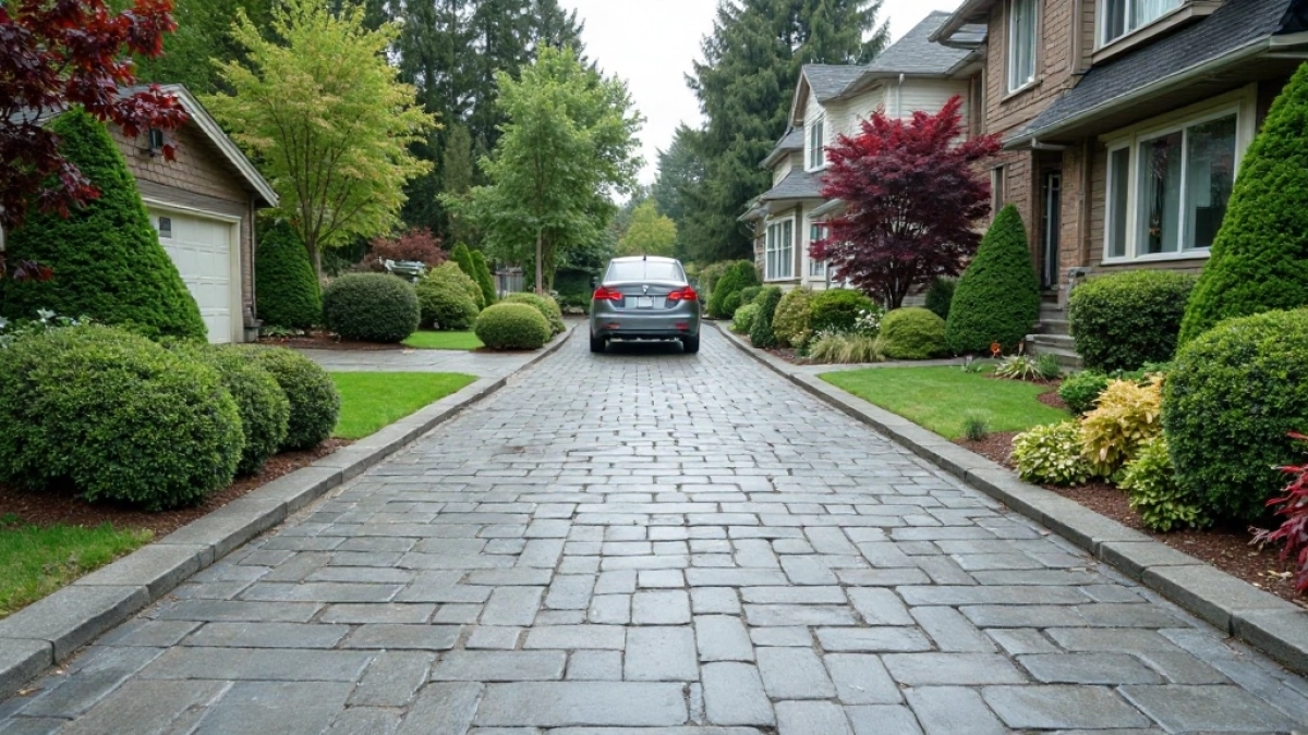 Duża kostka na podjazd