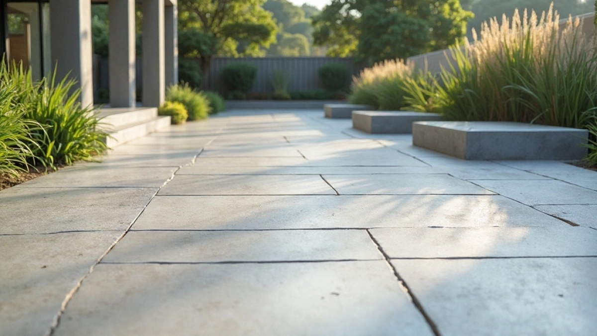 duże płyty betonowe na taras