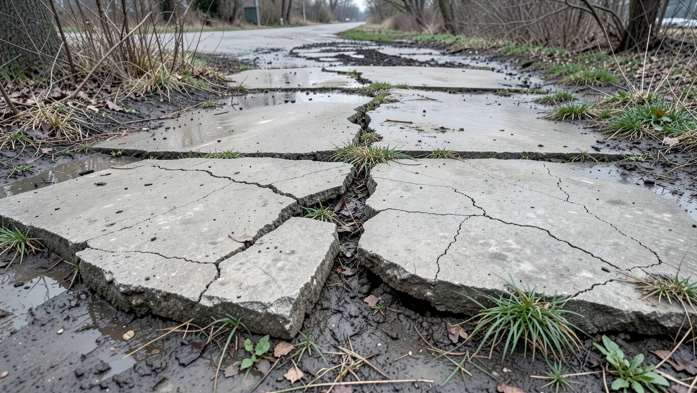 duże płyty betonowe