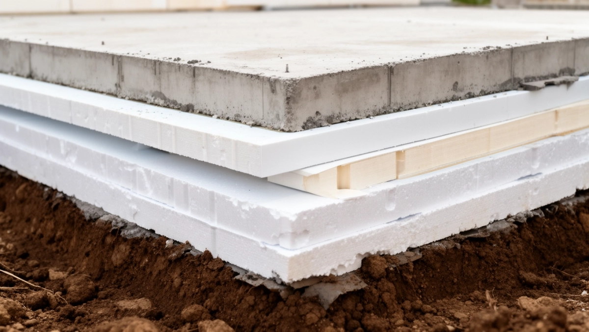 eps pod pir czy pir pod eps podłoga na gruncie płyta fundamentowa