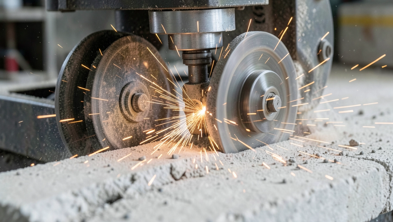 Frezowanie i szlifowanie płyty betonowej