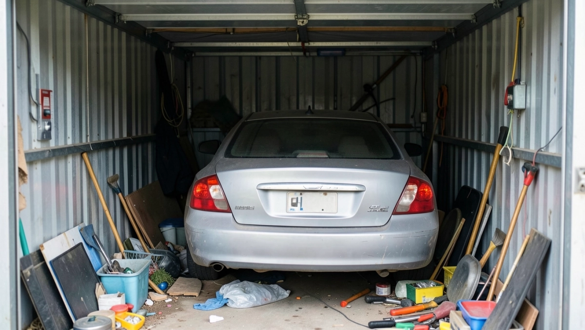 garaż blaszany 11x9