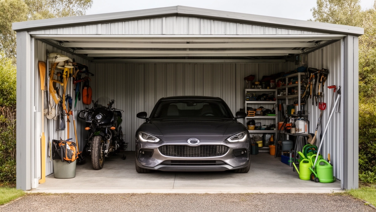 garaż blaszany 3x11