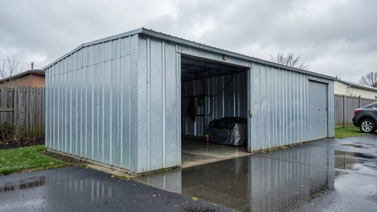 garaż blaszany 5x7 cena