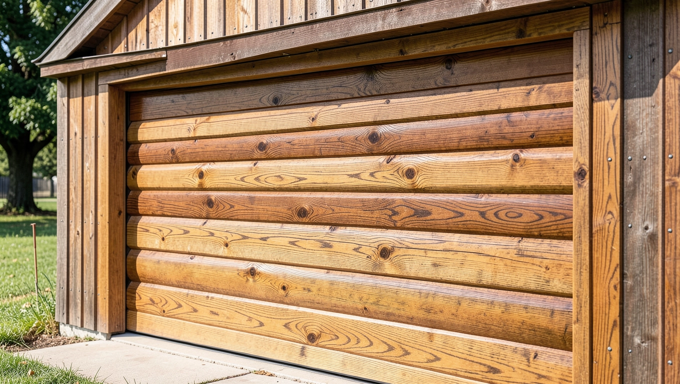 Garaż Blaszany Drewnopodobny