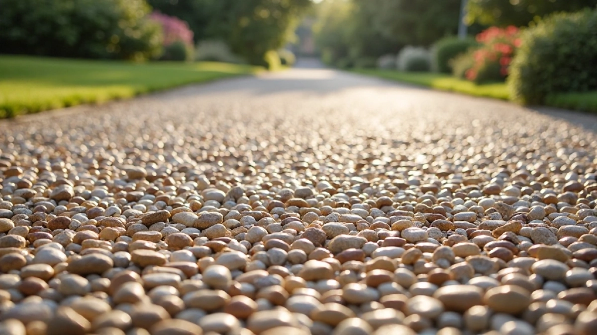 Kamienny dywan na podjazd