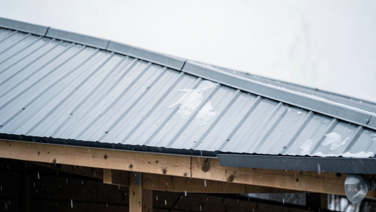 kąt nachylenia dachu garażu blaszanego