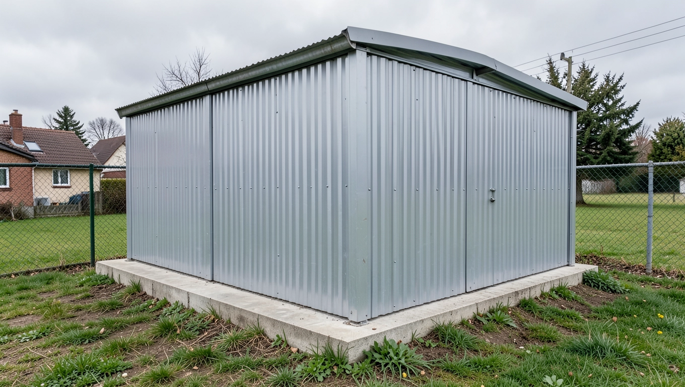 Kiedy garaż blaszany wymaga zgłoszenia