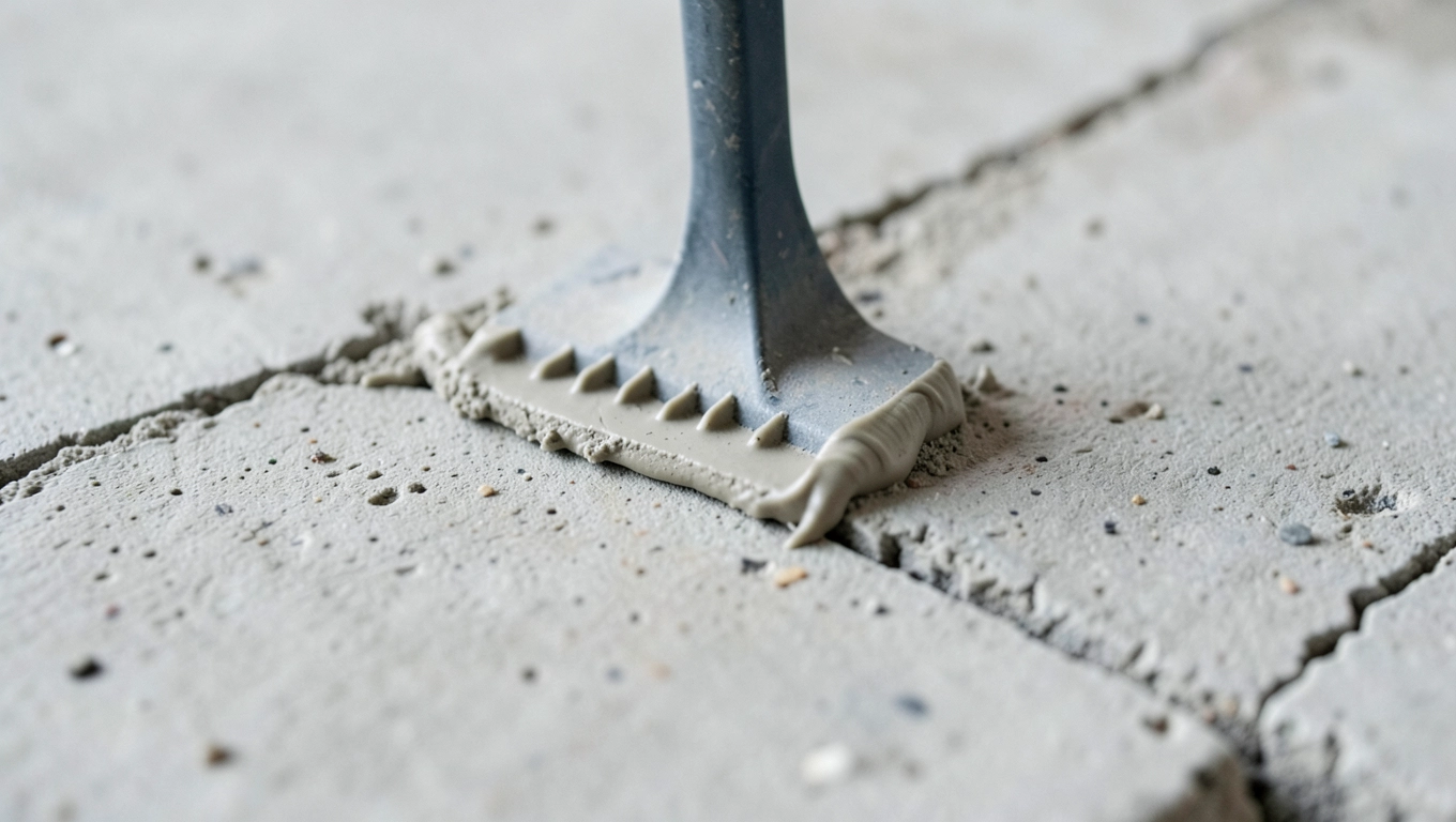 Kleje poziomujące pod płytki na betonie