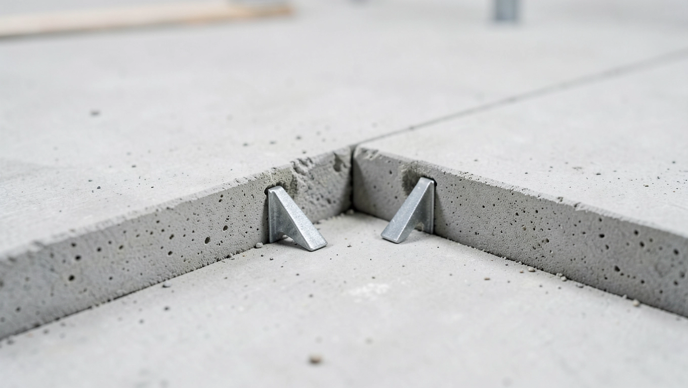 Klipsy do poziomowania płyt betonowych