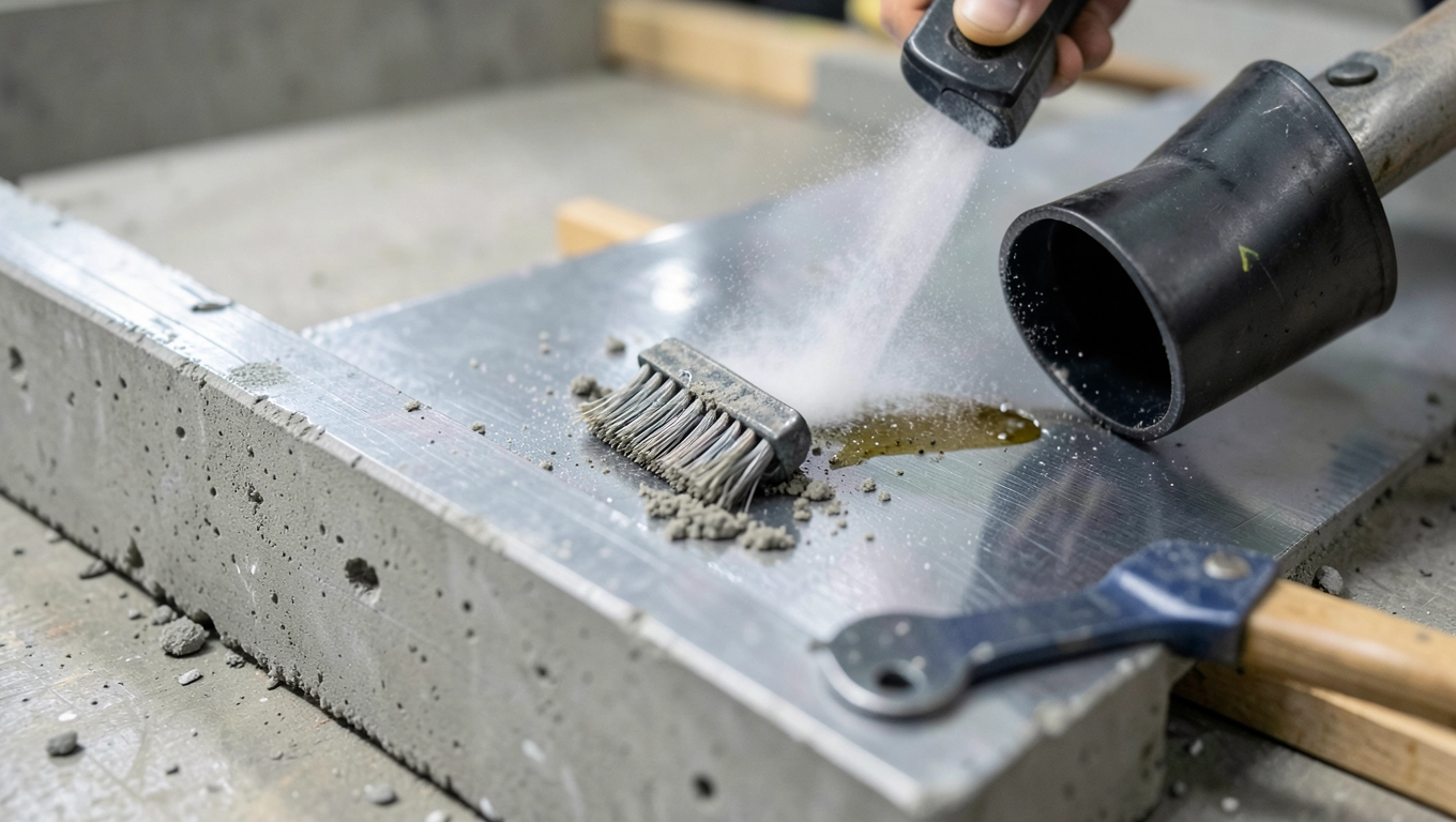 Konserwacja formy do płyt 100x50