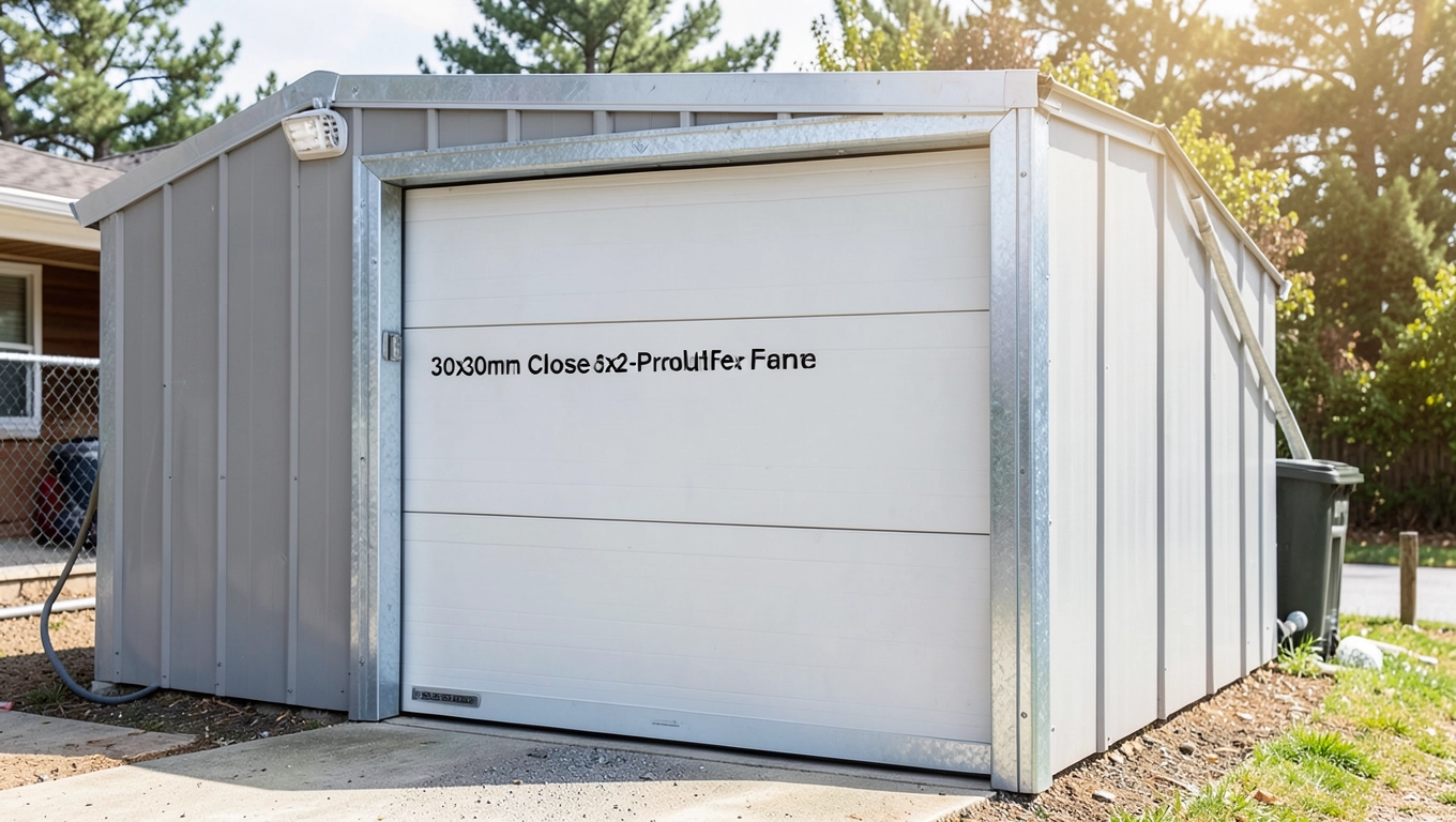 Konstrukcja garażu blaszanego 3x2