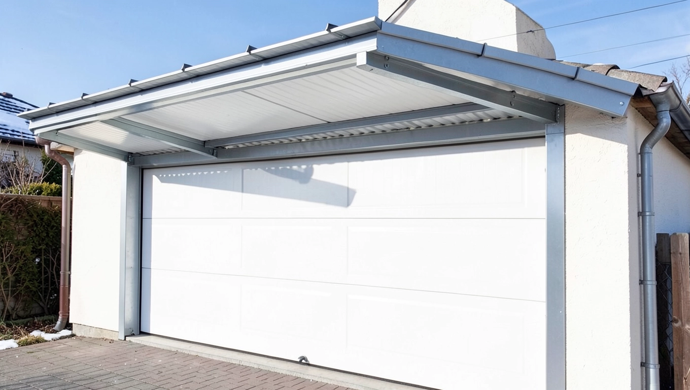 Konstrukcja garażu blaszanego 6x11