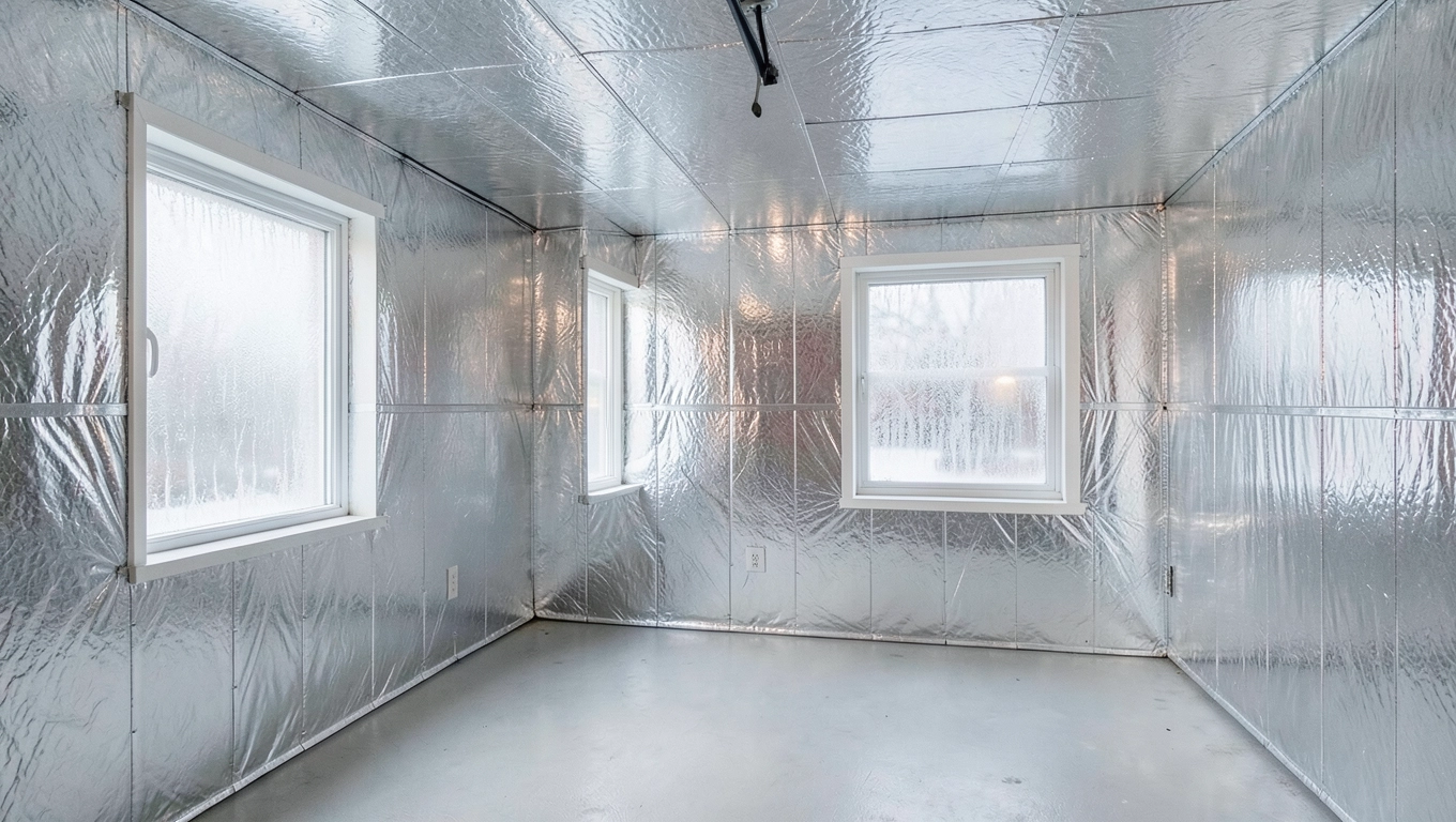 Korzyści folii termoizolacyjnej w garażu