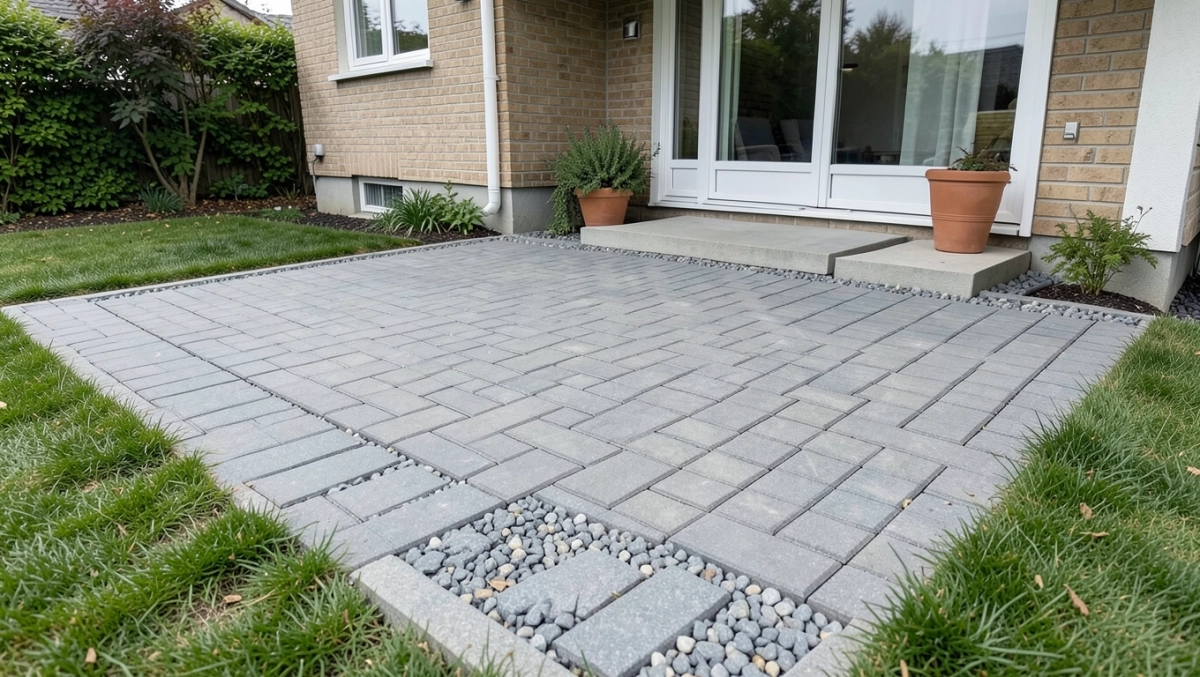 koszt tarasu z płyt betonowych