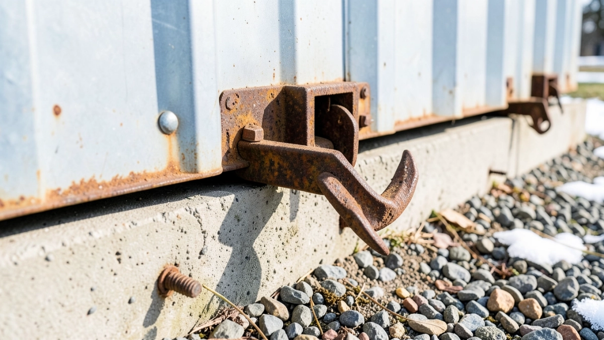 kotwy do garaży blaszanych