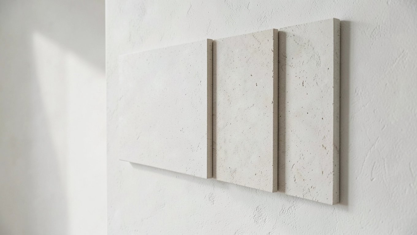 Lekkie płytki betonowe na ścianę