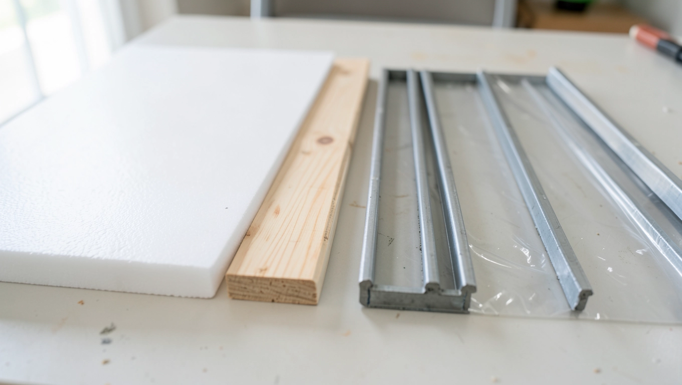 Materiały na formę płyt betonowych 100x100