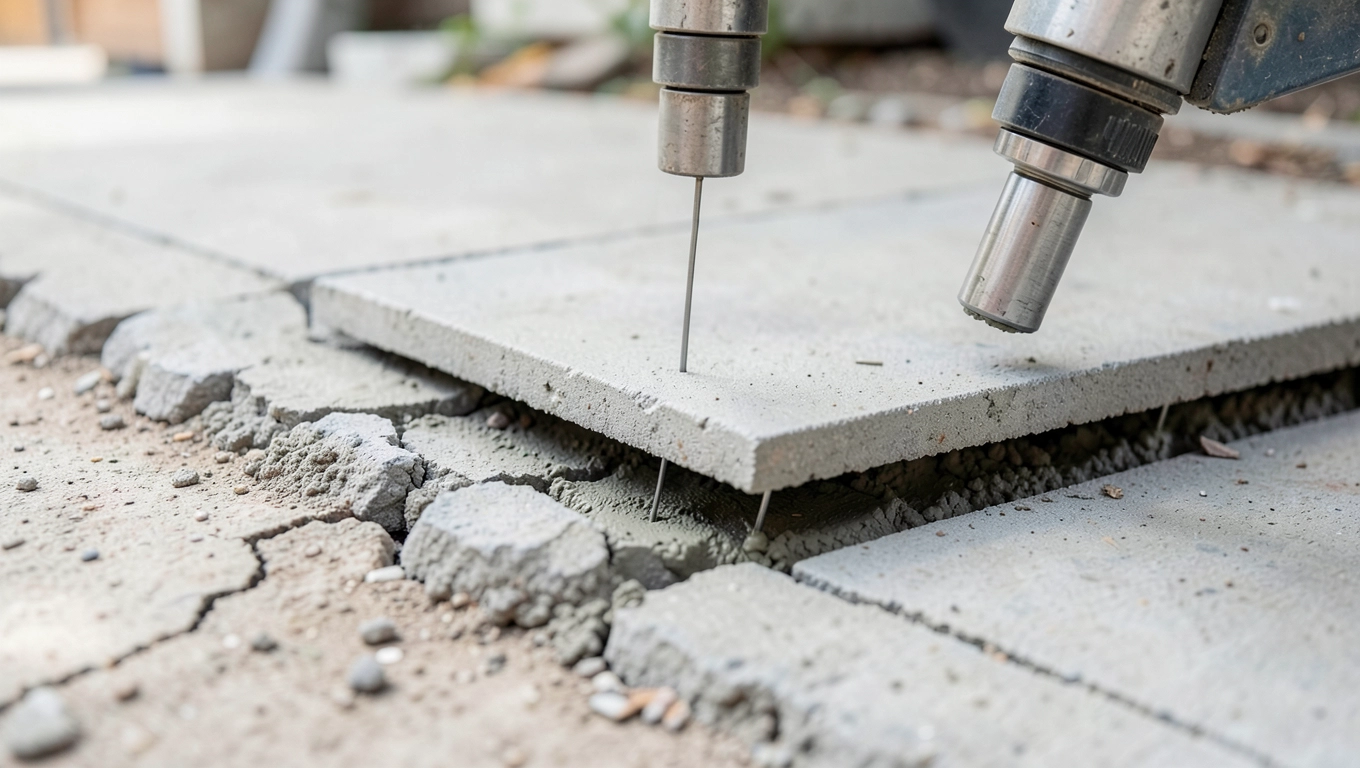 Metody bezwykopowego poziomowania płyt