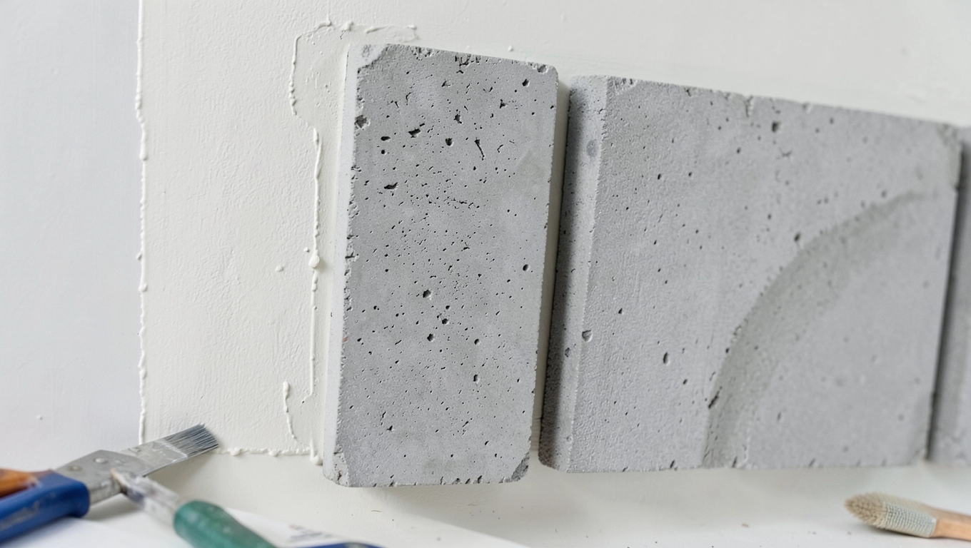 Montaż imitacji płyt betonowych