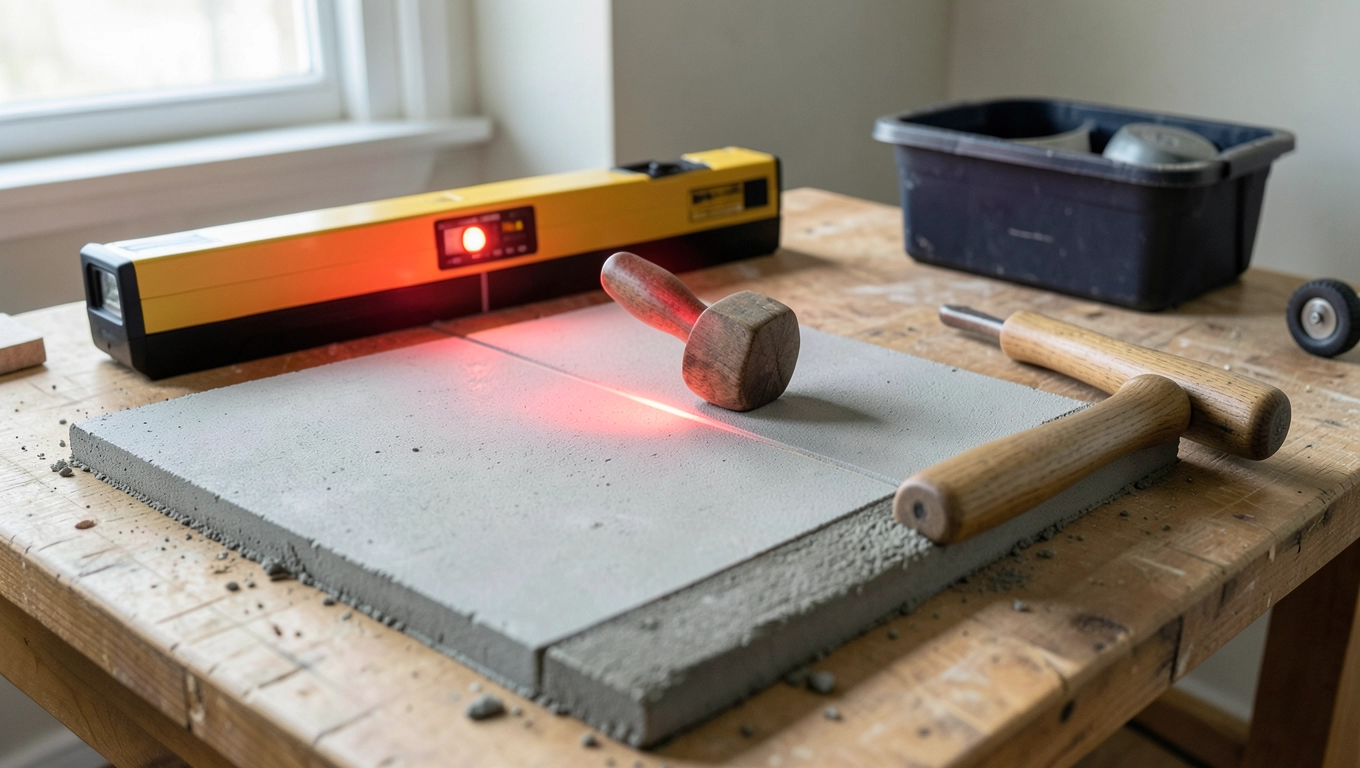 Narzędzia do układania płyt betonowych