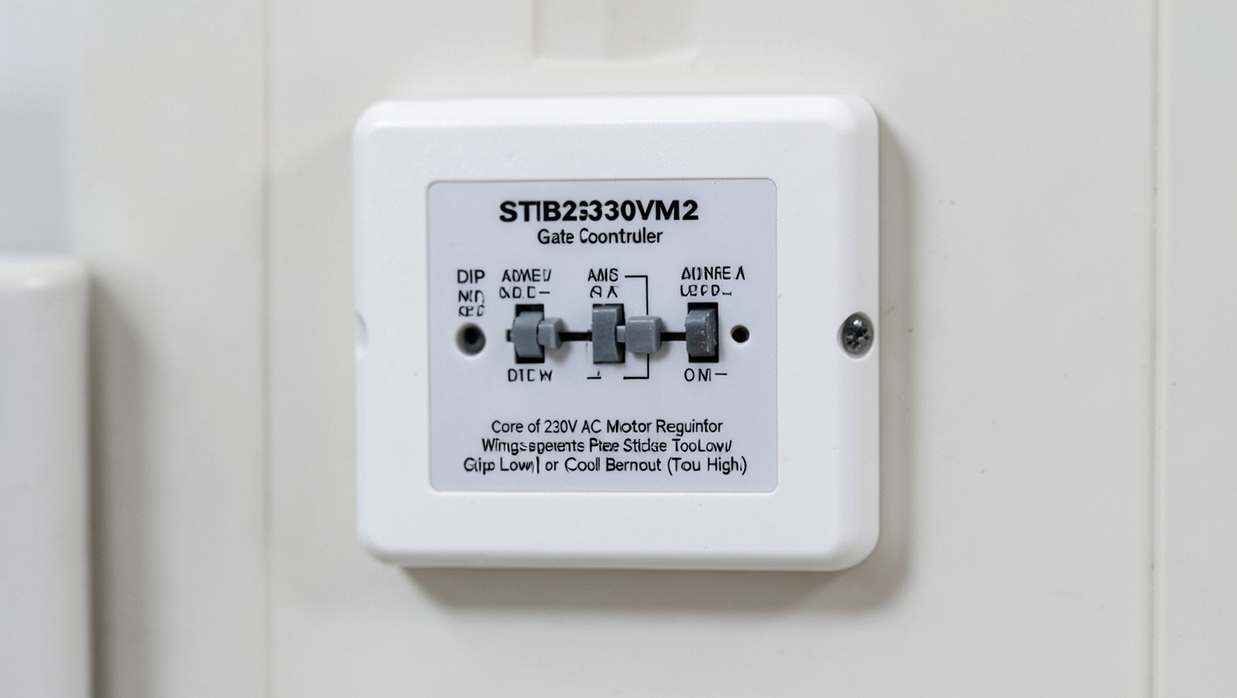 Nastawa mocy w sterowniku bramy