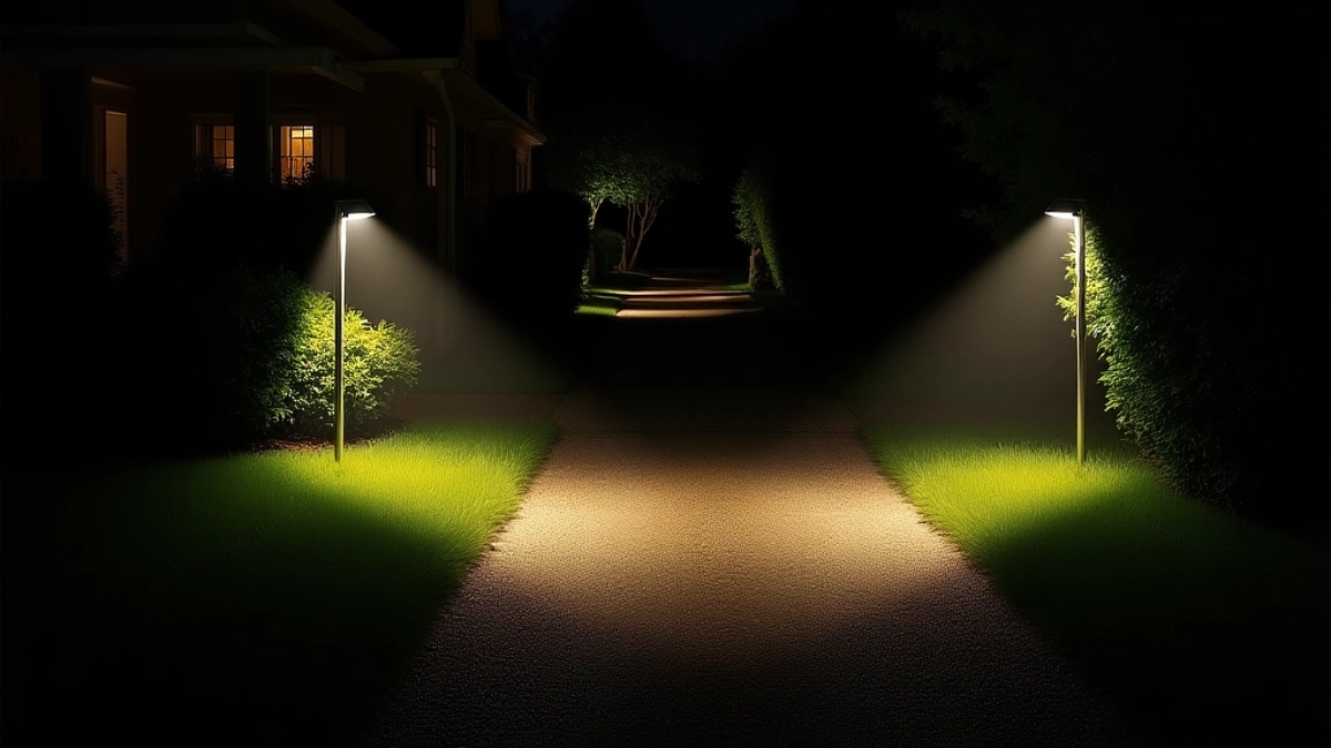 Oświetlenie podjazdu czujnik ruchu