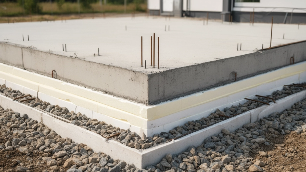 pasywna płyta fundamentowa