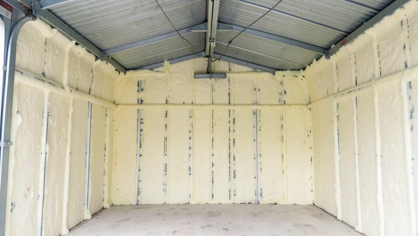 pianka do ocieplenia garażu blaszanego