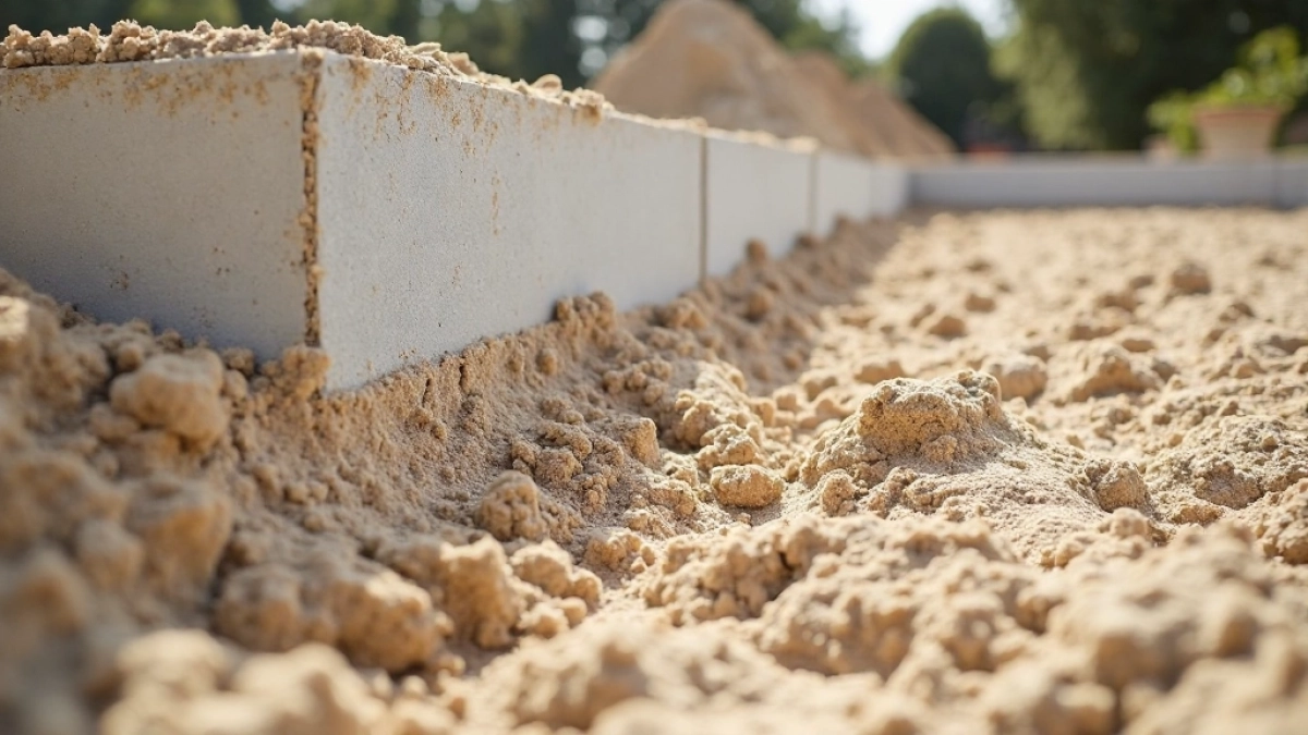 piasek pod płytę fundamentową